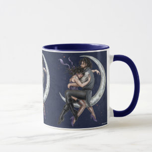 Um bilhete da maneira à caneca romântica do amor