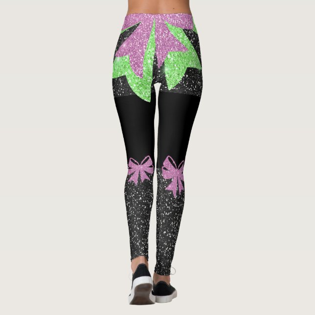 Um Bit Sutil de Leggings de Moda Pop (Verso)