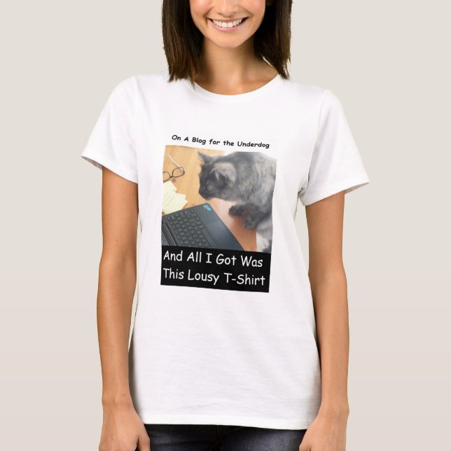 Um blog para o Underdog T-SHIRT de RoseWrites (Frente)