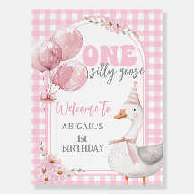 UM BOBO GOOSE PINK GINGHAM PRIMEIRO ANIVERSARIO