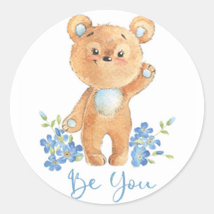 Um bom adesivo de motivação do Urso de Teddy Sej