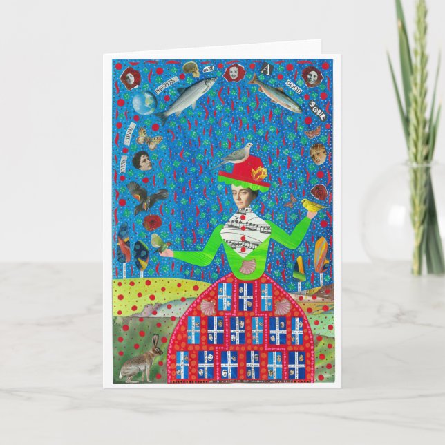 Um Bom Cartão de Saudação de Alma (Frente)