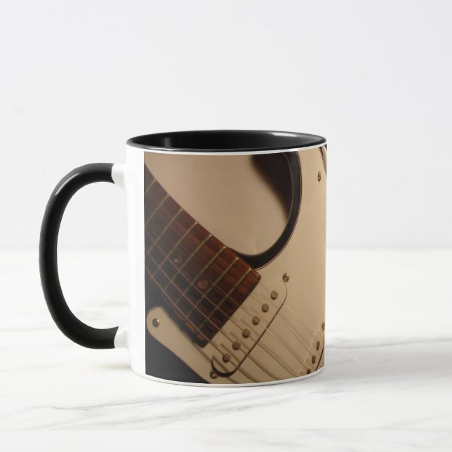 UM BOM DIA PARA O Blues Caneca de Guitarra Elétric (Esquerda)
