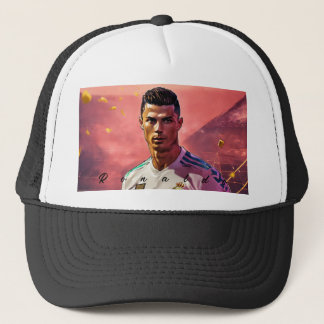 Um boné com a foto de Ronaldo