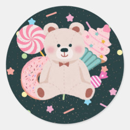 Um bonitinho adesivo de urso