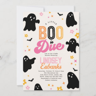Um Boo é Convite para Chá de fraldas