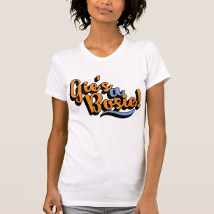 Um Bosie de Gie! Camiseta Doric do dialecto,