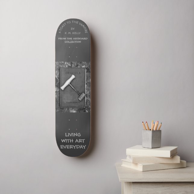 UM BRINDE AO VAMPIRO - Skateboard (Arte de parede)