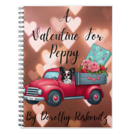Um Caderno Espiral de Dia dos Namorados para Peppy