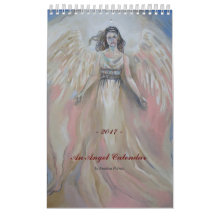 Um calendário 2017 do anjo - pequeno