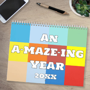Um Calendário Anual A-maze-ante