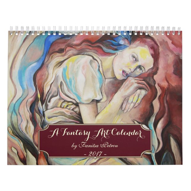 Um calendário da arte da fantasia - 2017 (Capa)