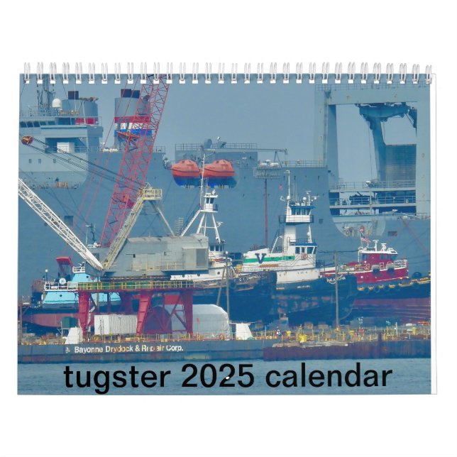 Um calendário de 2025 com fotos dramáticas de rebo (Capa)