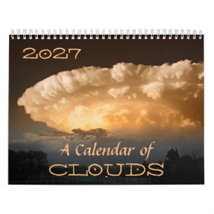 Um Calendário de Nuvens 2027 com Citações e Descri