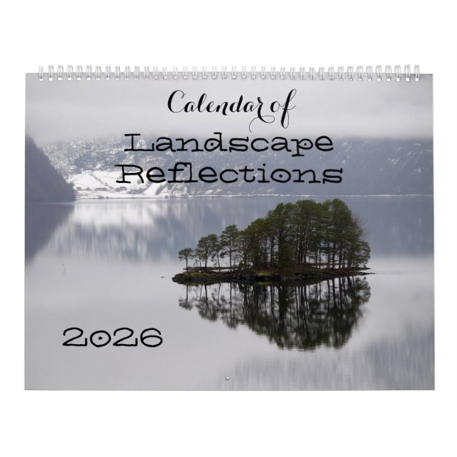 Um calendário de reflexões de paisagem para 2025 (Capa)