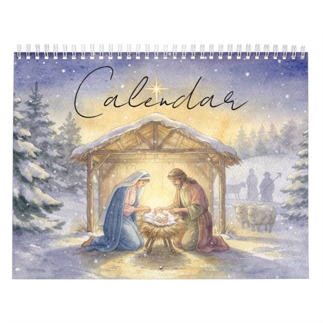 Um Calendário do Nascimento de Fé e Luz (Capa)