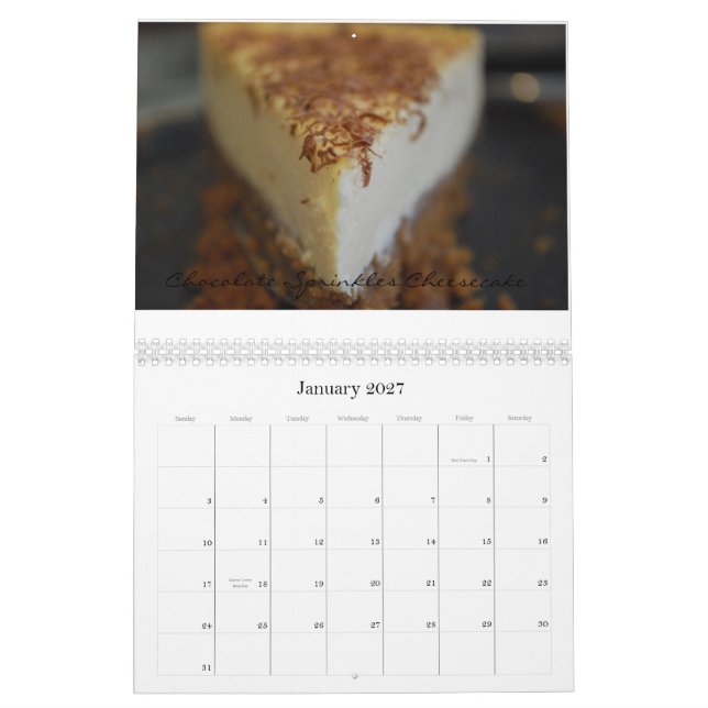 Um calendário saboroso 2010 (Jan 2027)