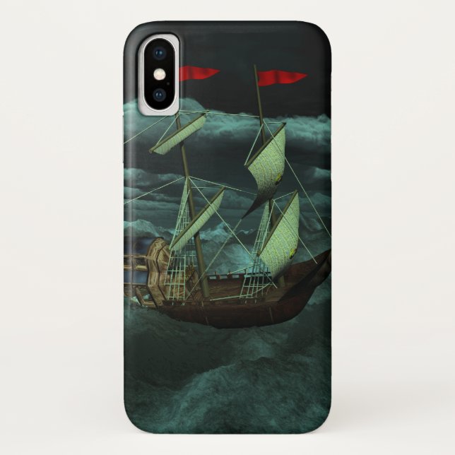 Um capas de iphone do Mar Selvagem e Stormy (Verso)