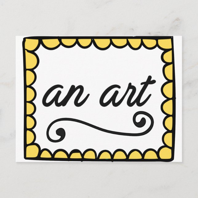 Um cartão da arte (Frente)