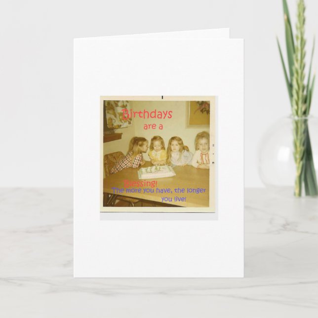 UM CARTÃO DE ANIVERSÁRIO CÓMICO (Frente)