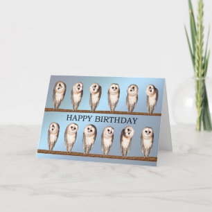 Um cartão de aniversário curioso.