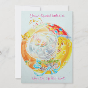 Um cartão de aniversário para meninas