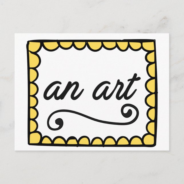 Um Cartão de Arte (Frente)