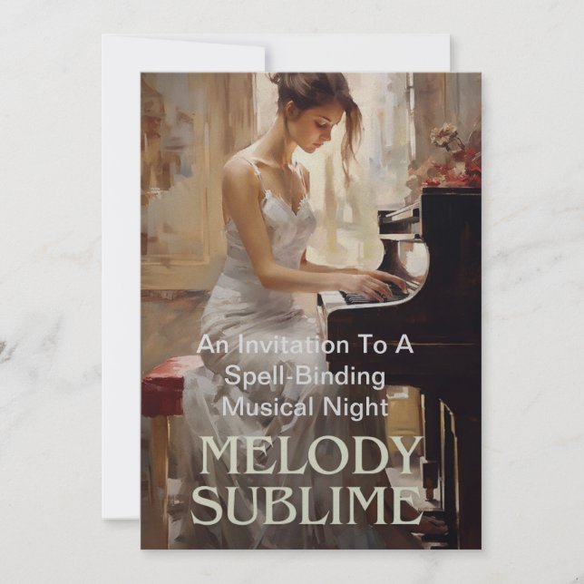 Um Cartão De Convite Para A Inclinação Aestética (Frente)