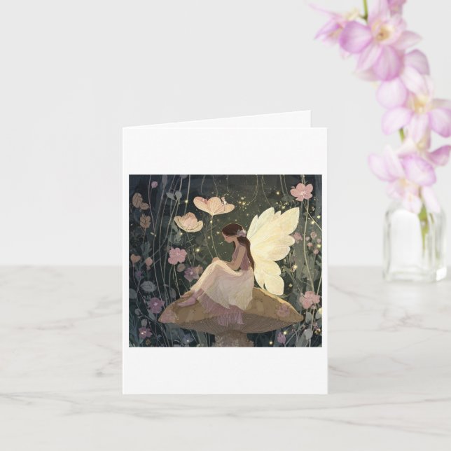 Um cartão de fada só para dizer (Orquídea)