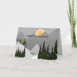 UM CARTÃO DE FERIADO SIMPLES