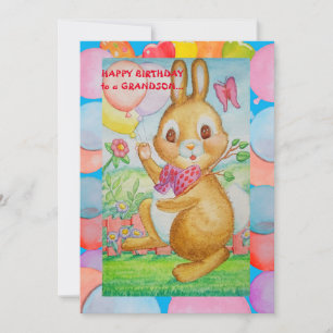 Um Cartão de Férias Plana de Aniversário para Os A