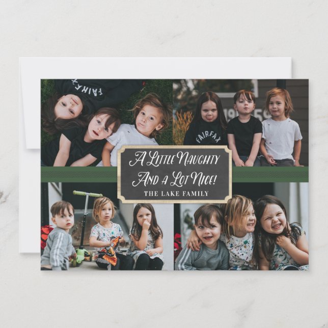 Um Cartão de Férias Um Pouco Malvado e Muito Bom (Frente)