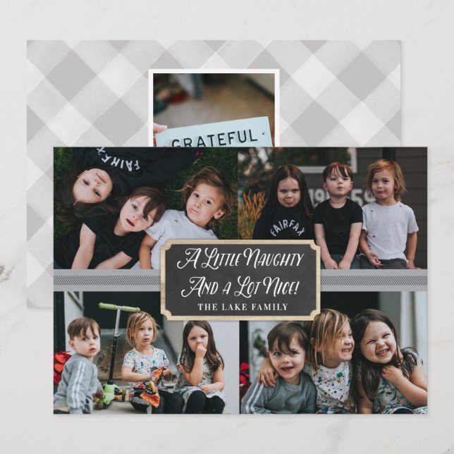 Um Cartão de Férias Um Pouco Malvado e Muito Bom (Frente/Verso)