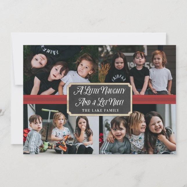 Um Cartão de Férias Um Pouco Malvado e Muito Bom (Frente)