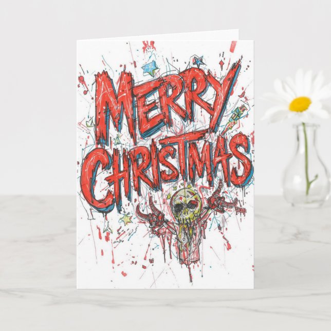 Um cartão de Natal alternativo (Planta pequena)