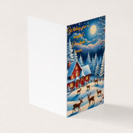 Um cartão de Natal caprichoso