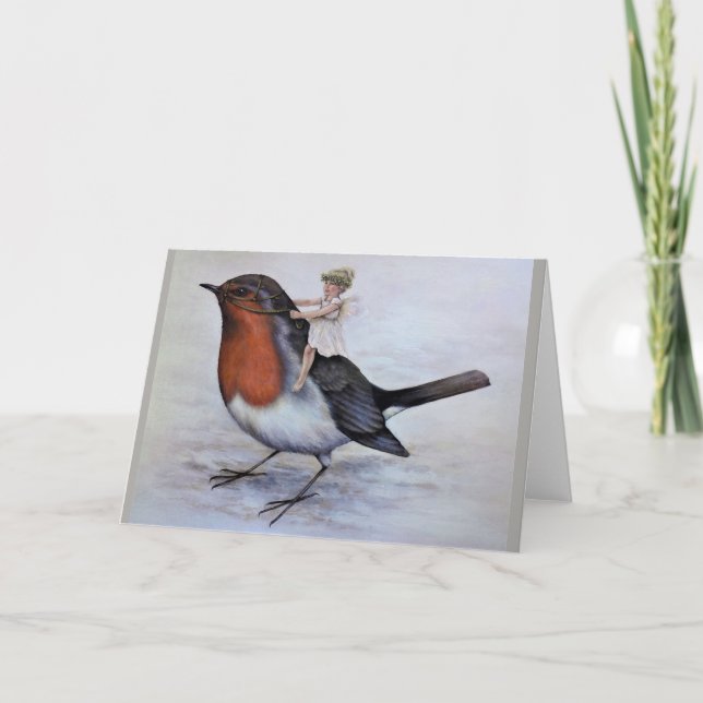 Um cartão de Natal feericamente (Frente)