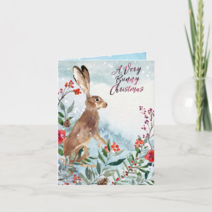 Um cartão de Natal muito Bunny