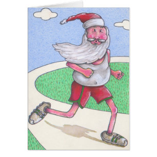 Um cartão de Natal para os corredores
