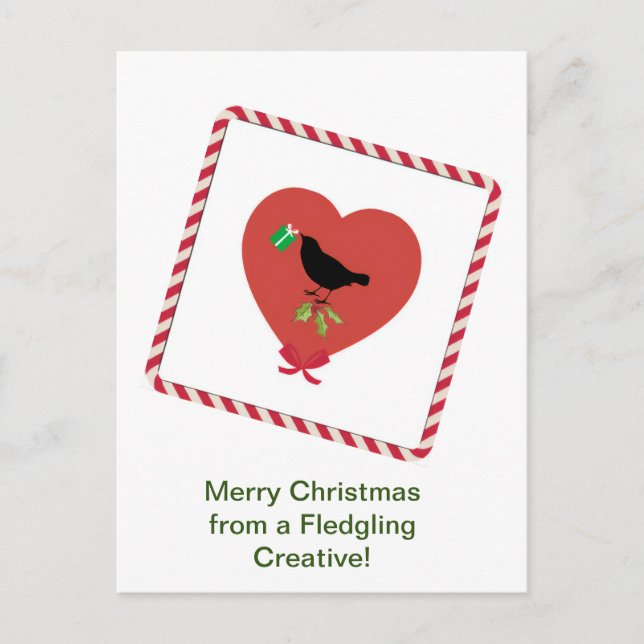 Um cartão de Natal para promover uma saúde mental  (Frente)