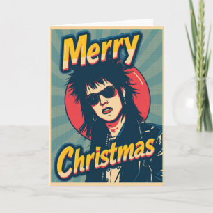 Um cartão de Natal punk