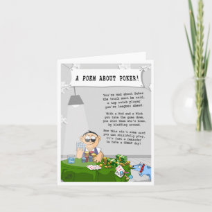 Um Cartão de Saudação de Poker diário para qua