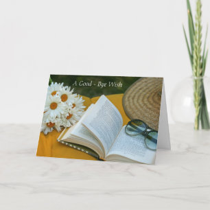 Um Cartão de Saudação de Tchau Dobrado