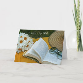 Um Cartão de Saudação de Tchau Dobrado