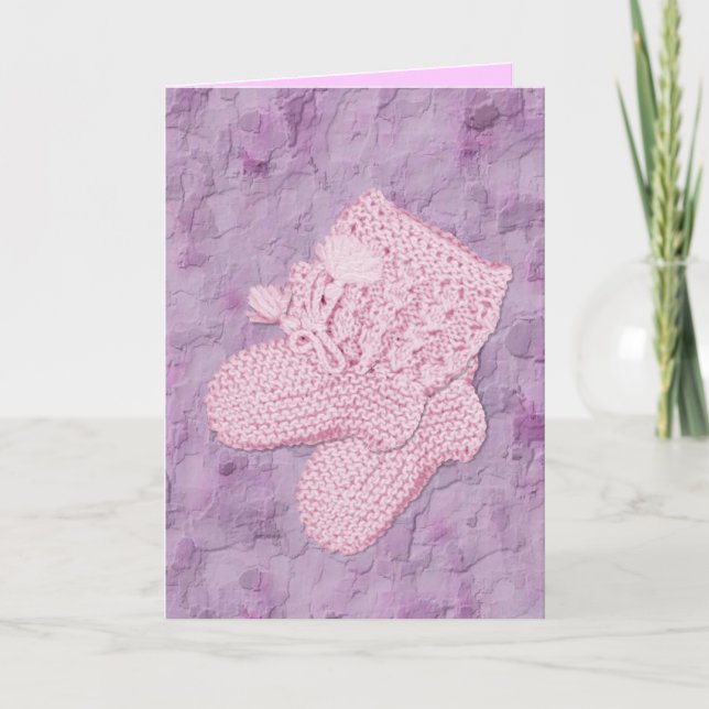 Um Cartão de Saudação para Garota (Frente)