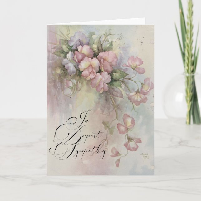 Um Cartão de Simpátia Floral (Frente)