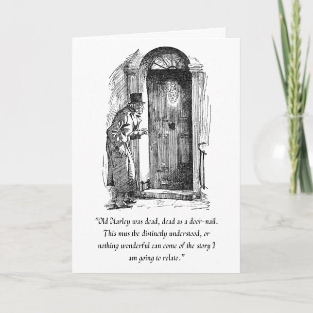 Um Cartão de Um Conto de Natal (Frente)