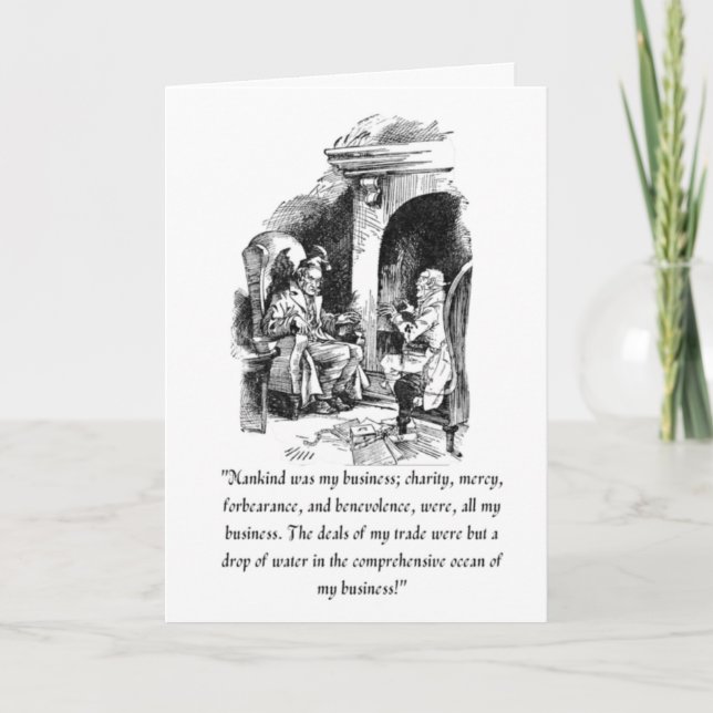 Um Cartão de Um Conto de Natal (Frente)