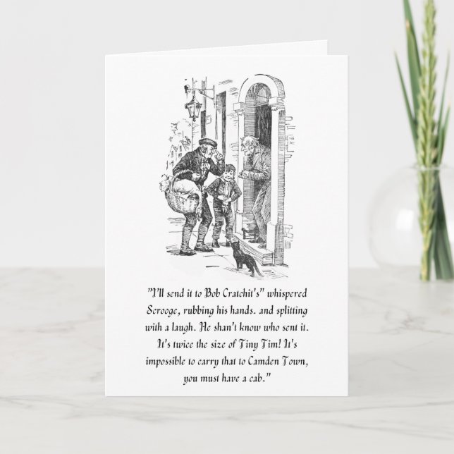 Um Cartão de Um Conto de Natal (Frente)