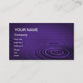 Um cartão de visita de abstrato para você personal